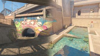 Overpass replace Anubis in CS2 image in news headline