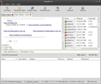LinuxDC++